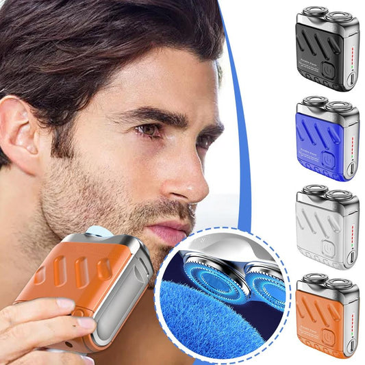 🔥2025 New Design 49% Off🔥 Mini Electric Rotary Dual Ring Pocket Shaver
