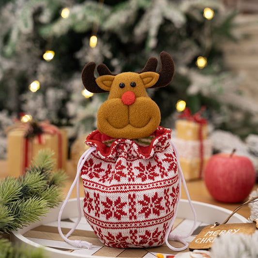 🎄💕Early Christmas Sale 70% OFF🎉🎉Christmas Knitted Doll Gift Bags