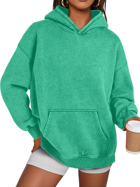💖HOT SALE 70% OFF✨️❄️Unisex Casual Oversized Acid Wash Tops Hoodie Pullover