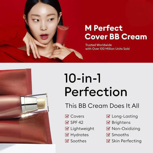 ⏰Final 3 Hours:Buy 1 Get 1 Free 🌟🌟Perfect Cover BB Cream SPF 42 PA+++