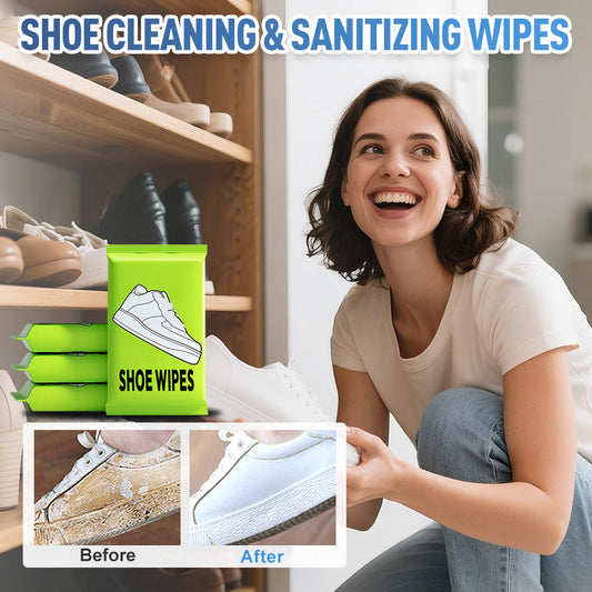 ⏰Last Day Surprise Price: £3.99!!🔥Quick-Clean Shoe Wipes