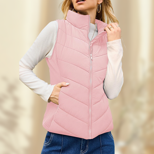 💖HOT SALE 50% OFF✨️Women's Warm Stand Collar Vest💗