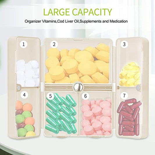 ⏳LAST DAY SALE 70% OFF!⏰7 Compartments Portable Pill Case💊