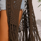 🔥This Week's Special Price: £15.99!!😍Women’s Oversized Knit Cardigan – Lightweight Crochet Tassel Kimono for Spring & Summer 🌸