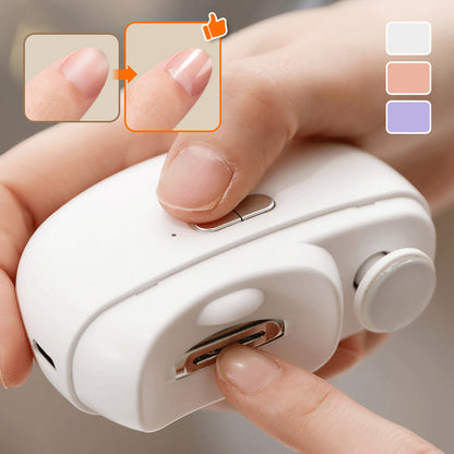 🏆New Year Sale-49% OFF🔥All in 1 Automatic Electric Nail Clipper with Polishing【Safe and convenient】