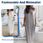 🔥💃Last Day Special Discount💃Women's Summer Casual Loose Solid Color Short-Sleeve Long Dress