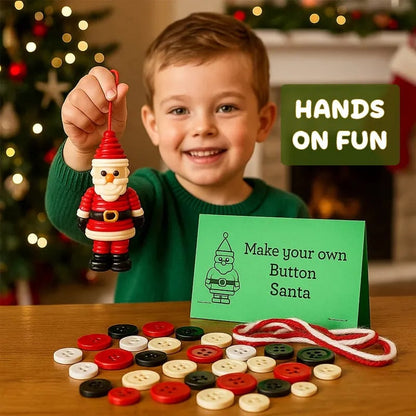 ⏰Last Day Promotion: BUY 2 GET 1 FREE!!✨DIY Button Ornament Kit🎅🎄