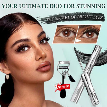 🔥LIMITED SALE BUY 1 GET 1 FREE!!👑Ultimate Waterproof & Sweatproof Lengthening & Curling Mascara👁️