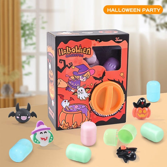🔥HOT SALE 49% OFF🔥 Halloween Mini Capsule Toy Machine with 6 Random Surprise Eggs