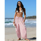 ⏰2026 Summer Hot Sale 50% OFF 🌊✨Women's Wide Leg Gingham Striped Plaid Pants🏖️-Casual Barrel Loose Drawstring Pants with Pockets☀️