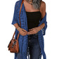 🔥This Week's Special Price: £15.99!!😍Women’s Oversized Knit Cardigan – Lightweight Crochet Tassel Kimono for Spring & Summer 🌸