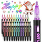 🎅Gift idea 49% OFF⚡50K+ SOLD!🎁Double Outline Glitter Coloring Pen Set