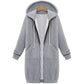 ⏰Early Autumn Sales 49% OFF🍂Women’s Casual Zip up Fleece Long Hoodies