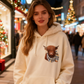 💖CHRISTMAS SALE 60% OFF!!🎁Cute Highland Cow Cozy Fleece-Lined Hooded Sweatshirt🦬