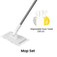 ⏳LAST DAY SALE ONLY ￡8.99!!🔥Extendable Telescopic Disposable Flat Clip Mop, 360° Swivel Lightweight Floor Mop -✨Multi-purpose Cleaner for Hardwood, Tile, Kitchen & Bathroom