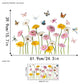 🔥Last Day Sale - ￡6.99!🎁50K+ SOLD! Amost Gone! ✨💐Colorful Floral Bouquet Window Sticker🖼️