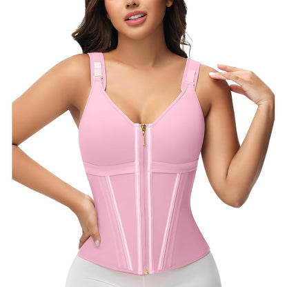 🔥Last Day Sale 65% OFF🥰Extreme Latex Corset Waist Vest With Bra