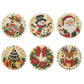 🎁LAST DAY SALE ONLY ￡7.99/6PCS!!🎄✨Christmas Wooden DIY Painting Hanging Ornaments Set -💎Make sparkling 5D pearl decorations yourself