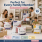 ⏳LAST DAY SALE ONLY ￡7.99!🏆🧳No‑Pump Vacuum Storage Bags – Press & seal, no pump needed. Saves 80% space, keeps clothes dry & dust‑free. Perfect for bulky bedding & off‑season gear. 🛏️🗄️