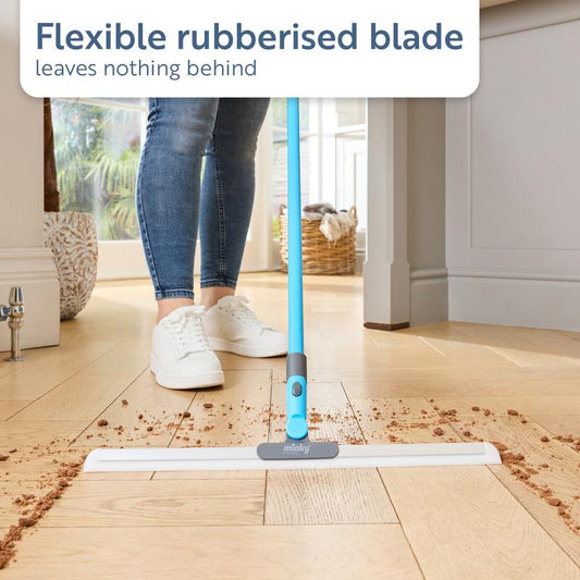 🧼LAST DAY SALE: Only £10.99! 🔥🔥Minky Flexi Edge Sweeper: Multi-Surface Cleaning for Floors, Carpets & Windows