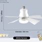 🔥LAST DAY SALE 49% OFF🔥SmartBreez™ 40W LED Ceiling Fan Light – 20.5” Ultra-Quiet with Remote 🎯 | E27 + FREE B22 Adapter 🔌 | For Bedroom 😴, Kitchen 👩‍🍳 & Garage 🛠️ – UK Ready! 🇬🇧