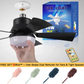 ⏰LAST DAY SALE ONLY￡16.99 with Socket!!🎁🔥SmartBreez™ PRO 40W LED Ceiling Fan Light – 20.5” Ultra-Quiet with Remote 🎯 | E27 + FREE B22 Adapter 🔌 | For Bedroom 😴, Kitchen 👩‍🍳 & Garage 🛠️ – UK Ready! 🇬🇧