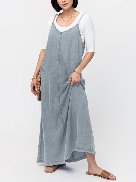 💥Last Day Promotion 50% OFF💝✨Women's Denim Maxi Jumper Dress