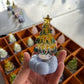 🎄🔥Best Christmas Gift-Up to £10.99!!🎅Handmade Glass & Ceramic Rotatable Christmas Tree Ornament 🎄