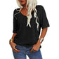 💖✨This Week's Special Price ￡10.99🌸Women's Solid Color V-Neck T-shirt