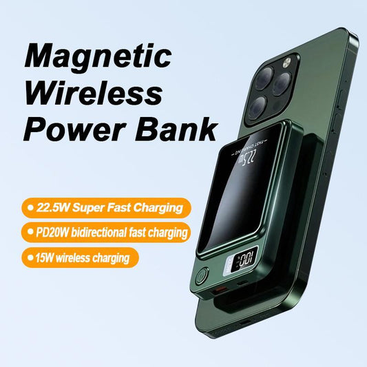 🎁Hot Sale 50% OFF🔥🔋Portable Magnetic Wireless Power Bank