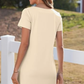 🎁Limited time 50% OFF⏳Women's Casual Square Neck Pocket Short Sleeve Dress with Pockets