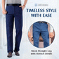 🔥Hot Sales - 49% OFF🔥Men's High Waist Straight Cut Jeans