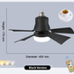 🔥LAST DAY SALE 49% OFF🔥SmartBreez™ 40W LED Ceiling Fan Light – 20.5” Ultra-Quiet with Remote 🎯 | E27 + FREE B22 Adapter 🔌 | For Bedroom 😴, Kitchen 👩‍🍳 & Garage 🛠️ – UK Ready! 🇬🇧