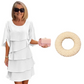 🎁LAST DAY  50% OFF! Women's Elegant Layered Ruffle Sleeve Dress – Effortless Style for Every Occasion 💃