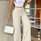 ⏳Last Day Sale Only ￡15.99!!👖 💥 Women's High-Waisted Straight Leg Trousers – Front seam & elastic back – Versatile, comfortable & perfect for office or casual wear ✨🌸