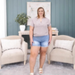 💖LAST DAY SALE 50% OFF🥰High Rise Frayed Hem Cut Off Dad Shorts