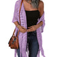 🔥This Week's Special Price: £15.99!!😍Women’s Oversized Knit Cardigan – Lightweight Crochet Tassel Kimono for Spring & Summer 🌸