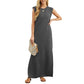 🔥2025 NEW SALES - 50% OFF🔥Women Loose Split Wrinkle-Free Long Dress🌿
