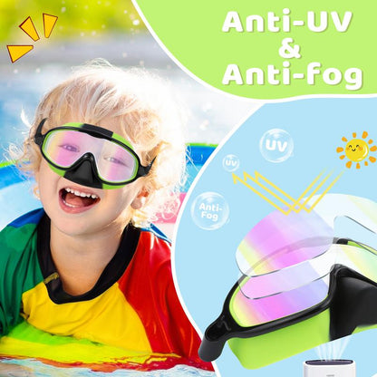 🔥LIMITED SALE 49% OFF!!🏆#1 Bestselling🏊‍♀️HD children's large frame waterproof and anti-fog swimming goggles