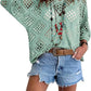 🥰Summer Sale-50% OFF💛Womens Bohemian-Inspired Beige Crochet Top With V-Neck