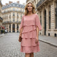 🎁LAST DAY  50% OFF! Women's Elegant Layered Ruffle Sleeve Dress – Effortless Style for Every Occasion 💃