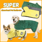 🐶🐾LAST DAY SALE 49% OFF💦 Super Absorbent Quick-drying Pet Dog Bathrobe