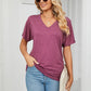 🎁Last Day Promotion 49% OFF✨Womens Short Sleeve V Neck Dolman Tops with Side Shirring Loose Fit Shirts