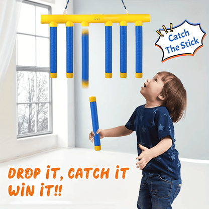 🥇Hot Sale 70% OFF!!🎁Reflective Drop Stick Game Set -✨Hand Eye Coordination Reaction Training Game for Kids & Adults Portable Indoor Outdoor Family Activity📍GB