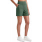 👖 50% OFF! ✨Women's High-Waisted Athletic Bermuda Shorts with Pockets – Running, Yoga, Summer Casual Activewear