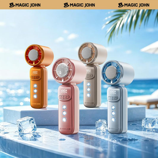 🌬️LAST DAY 50% OFF❄️Mini Handheld Cooling Fan – 💨199-Speed Precision Control, Ice-Cooling Function, LED Display, Pocket-Size Portable Fan