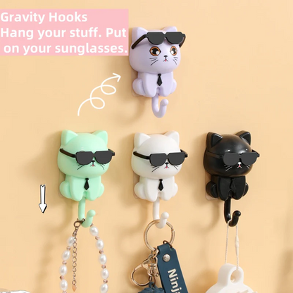 🔥Last Day-Buy 1 Get 1 Free!🎁🐱Cool Cat Key Holder