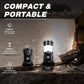 ⏳LAST DAY SALE ONLY ￡11.99!!🔥⛺️Solar Camping Lantern‑ Rechargeable Collapsible LED Lamp, IPX4 Waterproof Light with Magnetic Base & Foldable Hanging Hook for Outdoor Emergency