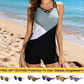 🔥Summer Sale 50% OFF🎁Women's Printed Tankini Swimsuit – 2-Piece Tummy Control Set 🌸