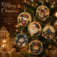 🎁LAST DAY SALE ONLY ￡7.99/6PCS!!🎄✨Christmas Wooden DIY Painting Hanging Ornaments Set -💎Make sparkling 5D pearl decorations yourself